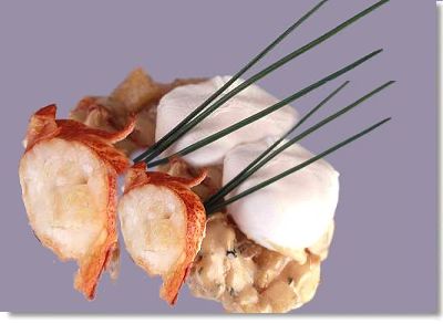 Maine Lobster Hash - Hachis de pommes de terre, chair de homard, et oeuf mollet